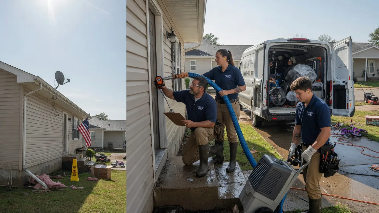Ceiling Water Damage Restoration in Valencia, PA near me